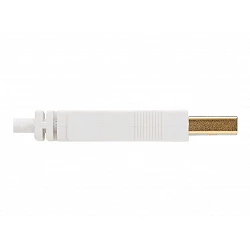 Eaton Tripp Lite Series Safe-IT USB 2.0 A to USB Mini-B Antibacterial Cable (M/M), White, 6 ft. (1.83 m)