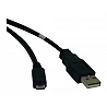 Eaton Tripp Lite Series USB 2.0 A to Micro-B Cable (M/M), 10 ft. (3.05 m)