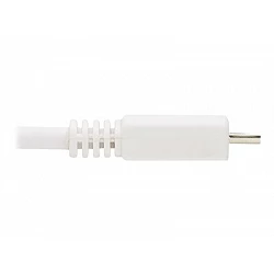 Eaton Tripp Lite Series Safe-IT USB 2.0 A to Micro-B Antibacterial Cable (M/M), White, 6 ft. (1.83 m)