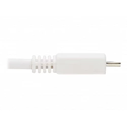 Eaton Tripp Lite Series Safe-IT USB 2.0 A to Micro-B Antibacterial Cable (M/M), White, 6 ft. (1.83 m)