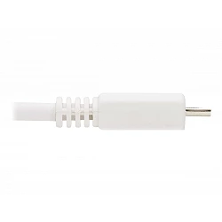 Eaton Tripp Lite Series Safe-IT USB 2.0 A to Micro-B Antibacterial Cable (M/M), White, 6 ft. (1.83 m)