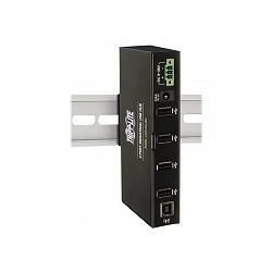 Tripp Lite 4-Port Rugged Industrial USB 2.0 Hi-Speed Hub w 15KV ESD Immunity Metal Mountable