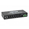 Tripp Lite 7-Port Rugged Industrial USB 2.0 Hi-Speed Hub w 15KV ESD Immunity Metal Mountable