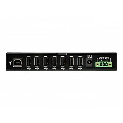 Tripp Lite 7-Port Rugged Industrial USB 2.0 Hi-Speed Hub w 15KV ESD Immunity Metal Mountable