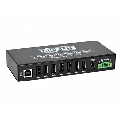 Tripp Lite 7-Port Rugged Industrial USB 2.0 Hi-Speed Hub w 15KV ESD Immunity Metal Mountable