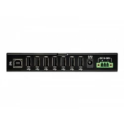 Tripp Lite 7-Port Rugged Industrial USB 2.0 Hi-Speed Hub w 15KV ESD Immunity Metal Mountable