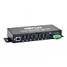 Tripp Lite 7-Port Rugged Industrial USB 2.0 Hi-Speed Hub w 15KV ESD Immunity Metal Mountable