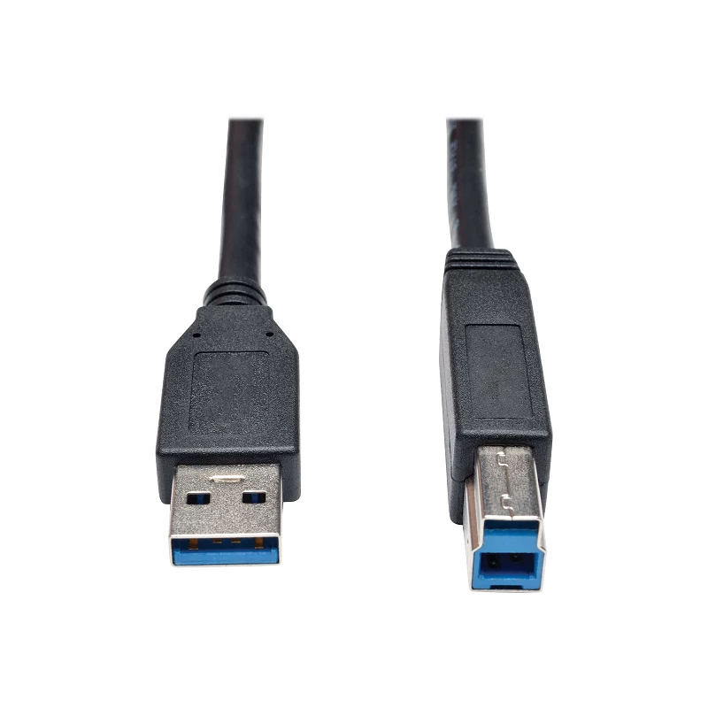 Eaton Tripp Lite Series USB 3.2 Gen 1 SuperSpeed Device Cable (A to B M/M) Black, 6 ft. (1.83 m)