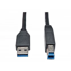 Eaton Tripp Lite Series USB 3.2 Gen 1 SuperSpeed Device Cable (A to B M/M) Black, 6 ft. (1.83 m)