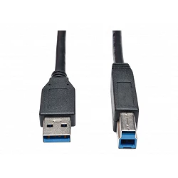 Eaton Tripp Lite Series USB 3.2 Gen 1 SuperSpeed Device Cable (A to B M/M) Black, 6 ft. (1.83 m)