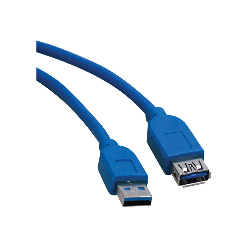 Eaton Tripp Lite Series USB 3.0 SuperSpeed Extension Cable (A M/F), Blue, 6 ft. (1.83 m)