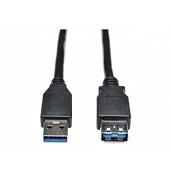 Eaton Tripp Lite Series USB 3.0 SuperSpeed Extension Cable (A M/F), Black, 6 ft. (1.83 m)