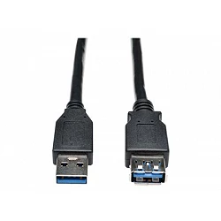 Eaton Tripp Lite Series USB 3.0 SuperSpeed Extension Cable (A M/F), Black, 6 ft. (1.83 m)