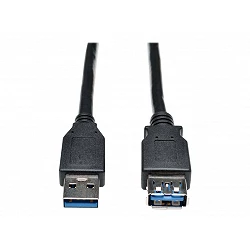 Eaton Tripp Lite Series USB 3.0 SuperSpeed Extension Cable (A M/F), Black, 6 ft. (1.83 m)