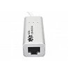 Tripp Lite USB 3.0 SuperSpeed to Gigabit Ethernet NIC Network Adapter RJ45 10/100/1000 Aluminum White