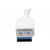 Tripp Lite USB 3.0 SuperSpeed to Gigabit Ethernet NIC Network Adapter RJ45 10/100/1000 Aluminum White