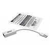 Tripp Lite USB 3.0 SuperSpeed to Gigabit Ethernet NIC Network Adapter RJ45 10/100/1000 White