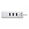 Tripp Lite USB 3.0 SuperSpeed to Gigabit Ethernet NIC Network Adapter w/ 3 Port USB Hub