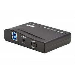 Tripp Lite 4-Port USB-A Mini Hub - USB 3.2 Gen 1, International Plug Adapters