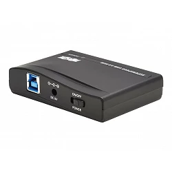 Tripp Lite 4-Port USB-A Mini Hub - USB 3.2 Gen 1, International Plug Adapters