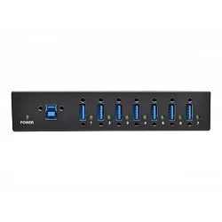 Tripp Lite 7-Port USB 3.0 Hub SuperSpeed with Dedicated 2A USB Charging iPad Tablet Metal