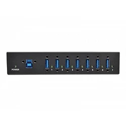 Tripp Lite 7-Port USB 3.0 Hub SuperSpeed with Dedicated 2A USB Charging iPad Tablet Metal