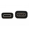 Tripp Lite USB C Extension Cable (M/F) - USB 3.2 Gen 2, Thunderbolt 3, 60W PD Charging, Black, 20 in. (0.5 m)