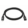 Tripp Lite USB C Extension Cable (M/F) - USB 3.2 Gen 2, Thunderbolt 3, 60W PD Charging, Black, 20 in. (0.5 m)