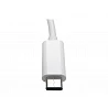 Tripp Lite USB-C to Gigabit Ethernet NIC Network Adapter 10/100/1000 Mbps White