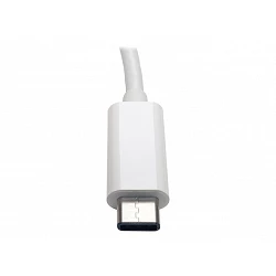 Tripp Lite USB-C to Gigabit Ethernet NIC Network Adapter 10/100/1000 Mbps White