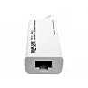 Tripp Lite USB-C to Gigabit Ethernet NIC Network Adapter 10/100/1000 Mbps White