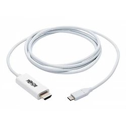 Tripp Lite USB C to HDMI Adapter Cable USB 3.1 Gen 1 4K M/M USB-C White 6ft