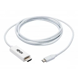 Tripp Lite USB C to HDMI Adapter Cable USB 3.1 Gen 1 4K M/M USB-C White 6ft