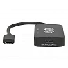 Tripp Lite USB C Multiport Adapter - HDMI 4K @ 60 Hz, 4:4:4, HDR, USB-A, USB-C PD 3.0 Charging (100W), Black