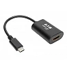 Tripp Lite USB C to HDMI Video Adapter Converter 4Kx2K M/F, USB-C to HDMI, USB Type-C to HDMI, USB Type C to HDMI 6in