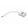 Tripp Lite USB C to HDMI 4K Adapter Converter USB Type C 3.1 Thunderbolt 3 Compatible M/F White 6in