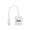 Tripp Lite USB-C to HDMI Adapter (M/F) - 8K, HDR, 4:4:4, HDCP 2.3, White