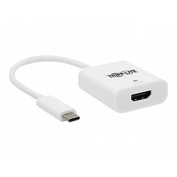 Tripp Lite USB-C to HDMI Adapter (M/F) - 8K, HDR, 4:4:4, HDCP 2.3, White