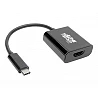 Tripp Lite USB C to HDMI Adapter Converter M/F 4K USB Type C to HDMI Black USB Type C, Thunderbolt 3 Compatible