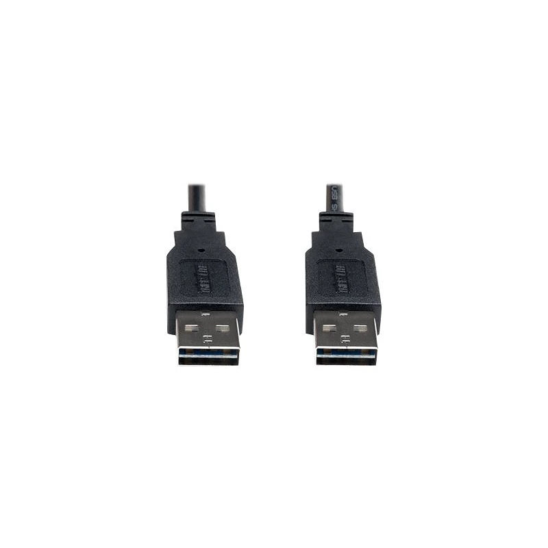 Eaton Tripp Lite Series Universal Reversible USB 2.0 Cable (Reversible A to Reversible A M/M), 3 ft. (0.91 m)