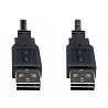 Eaton Tripp Lite Series Universal Reversible USB 2.0 Cable (Reversible A to Reversible A M/M), 3 ft. (0.91 m)