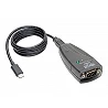 Tripp Lite USB-C to Serial Adapter (DB9) - Keyspan, High-Speed (M/M), Detachable Cable, TAA