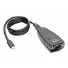 Tripp Lite USB-C to Serial Adapter (DB9) - Keyspan, High-Speed (M/M), Detachable Cable, TAA