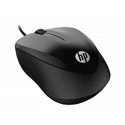 HP 1000 - Ratón - cableado - USB - negro