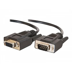 C2G - Cable alargador de puerto serie - DB-9 (M) a DB-9 (H)