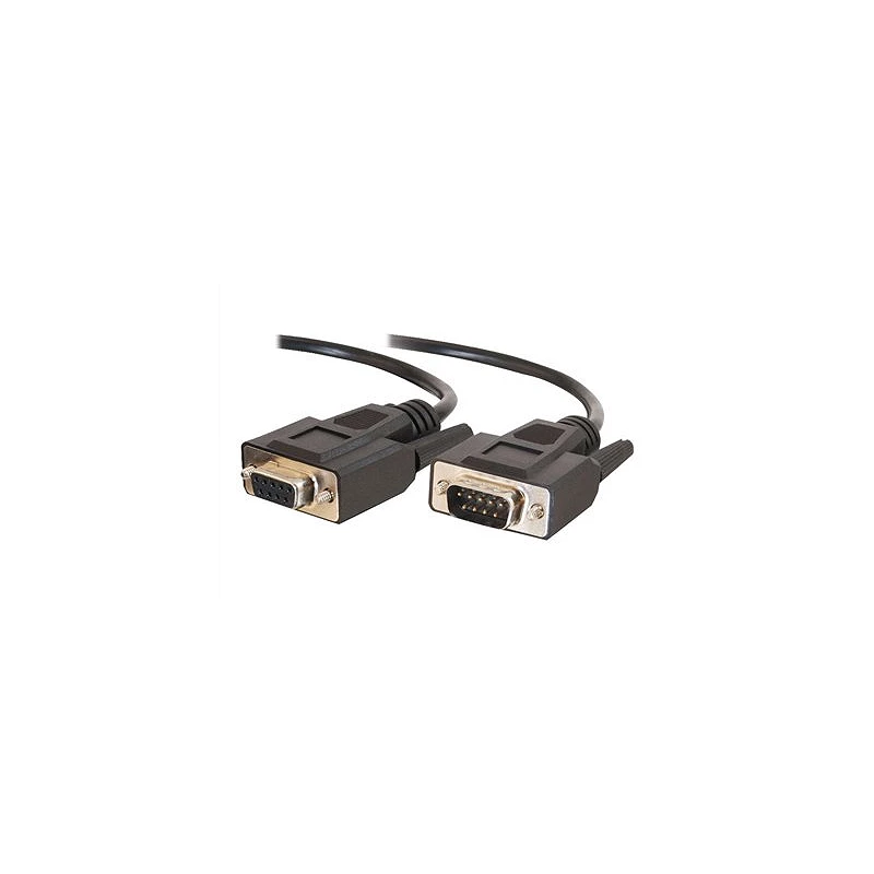 C2G - Cable alargador de puerto serie - DB-9 (M) a DB-9 (H)