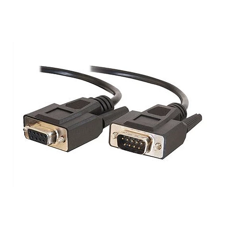 C2G - Cable alargador de puerto serie - DB-9 (M) a DB-9 (H)