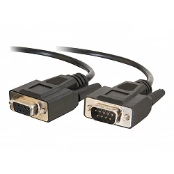 C2G - Cable alargador de puerto serie - DB-9 (M) a DB-9 (H)