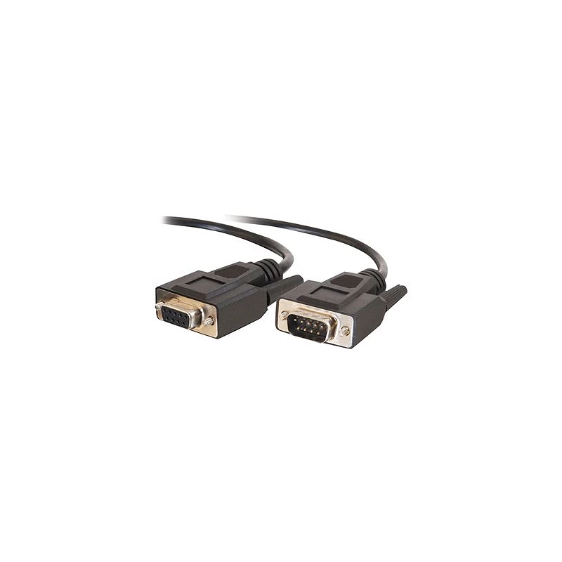 C2G - Cable alargador de puerto serie - DB-9 (H) a DB-9 (M)