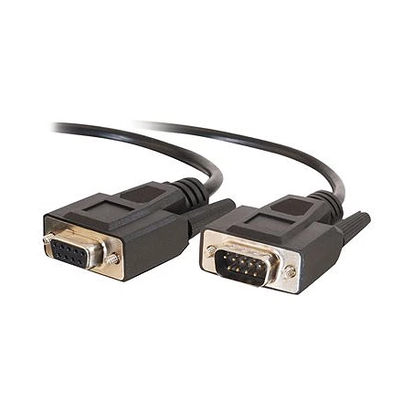 C2G - Cable alargador de puerto serie - DB-9 (H) a DB-9 (M)